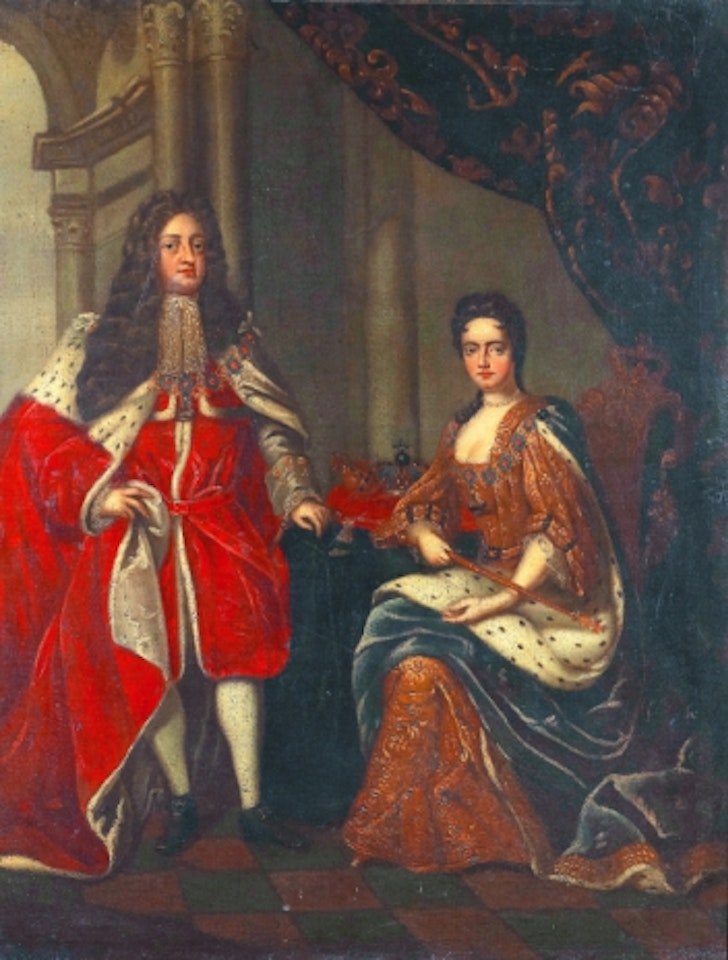 Queen Anne and Prince George by Godfrey Kneller