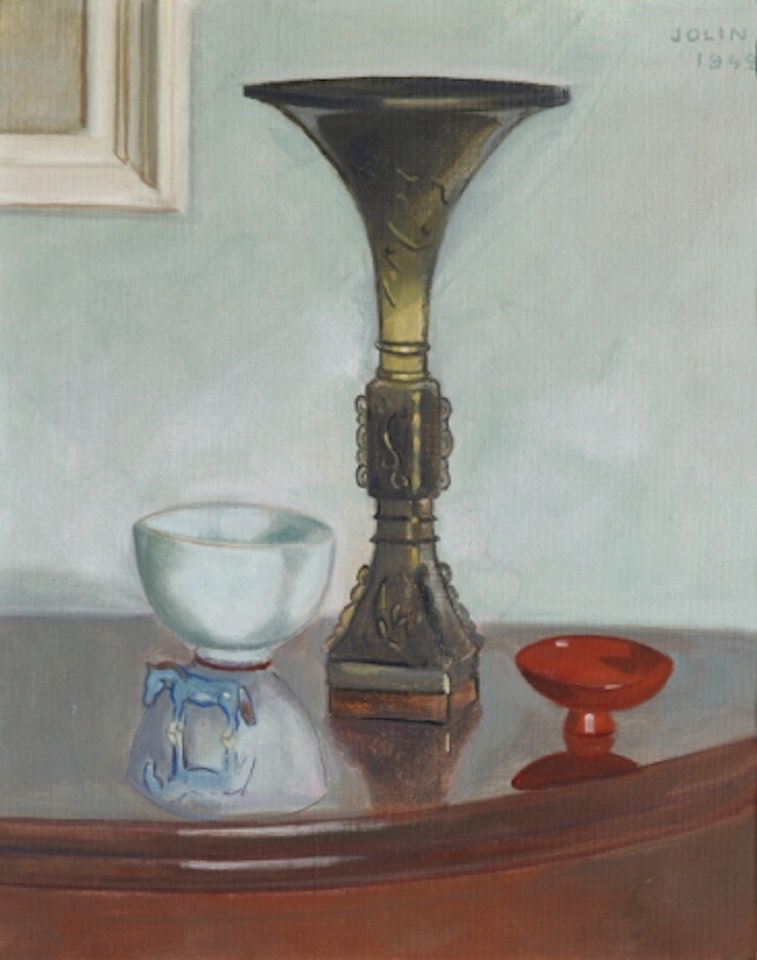 Still life with oriental objects by Einar Jolin