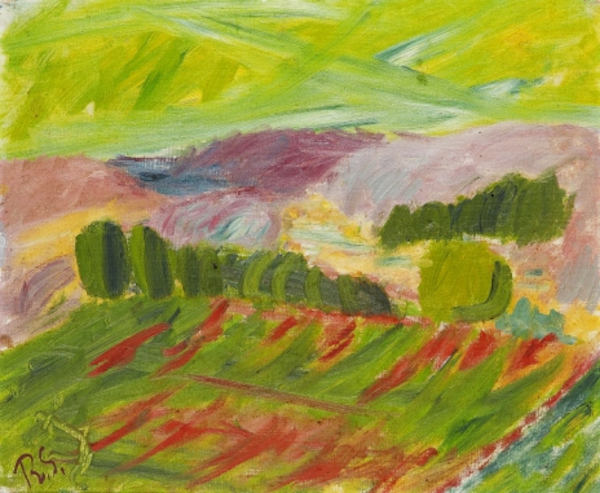 "Motif from Dragsmark". Motif from Bohuslän by Ragnar Sandberg