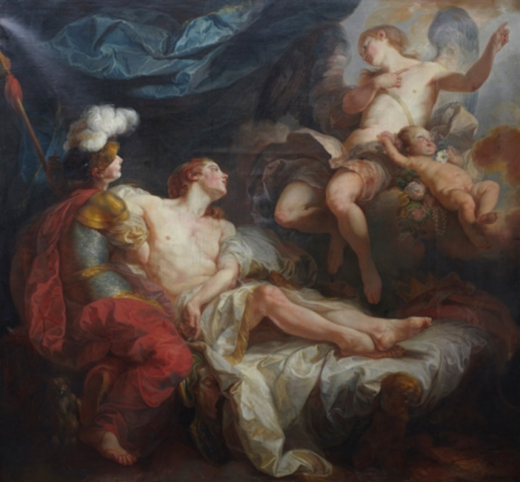 Mars, Minerva and Psyche by French School