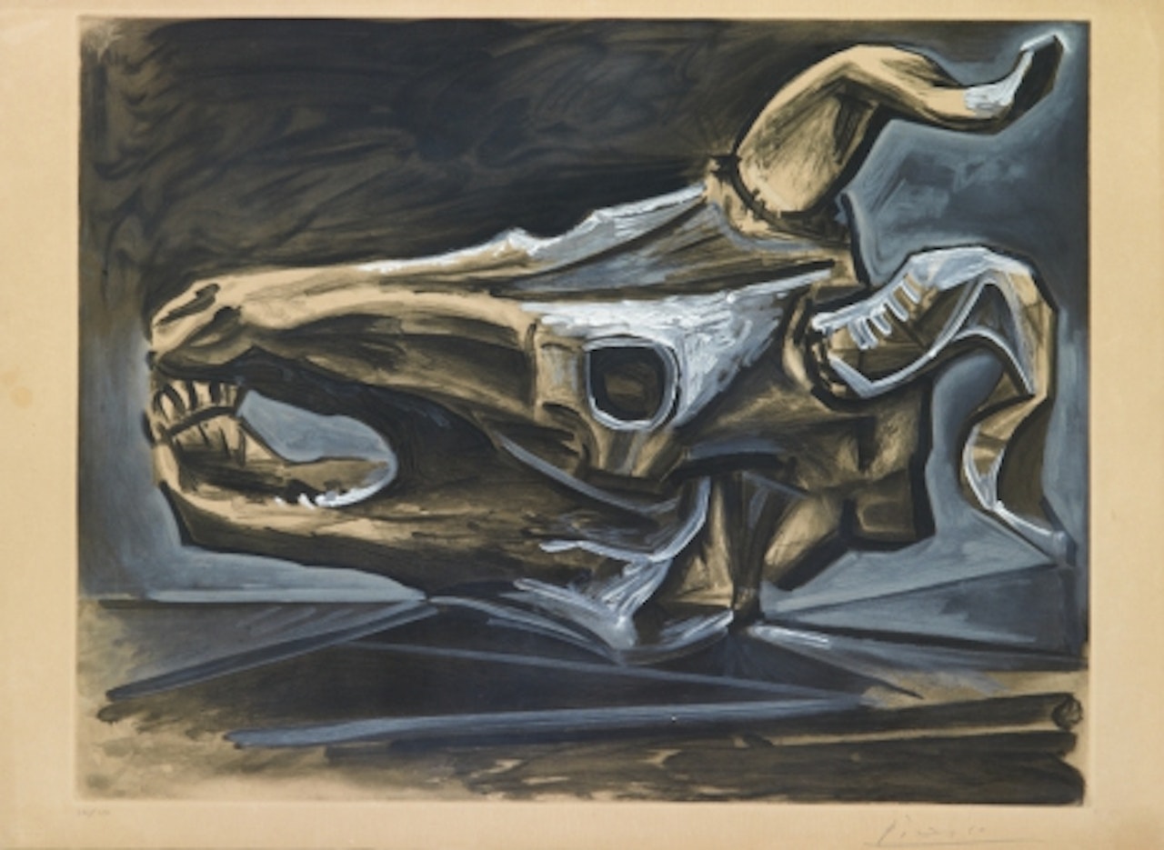 Nature morte au crâne by Pablo Picasso