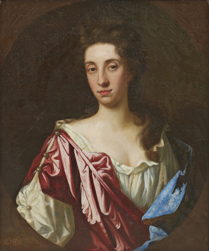 Portrait of a noble lady - Lady Hill by Godfrey Kneller