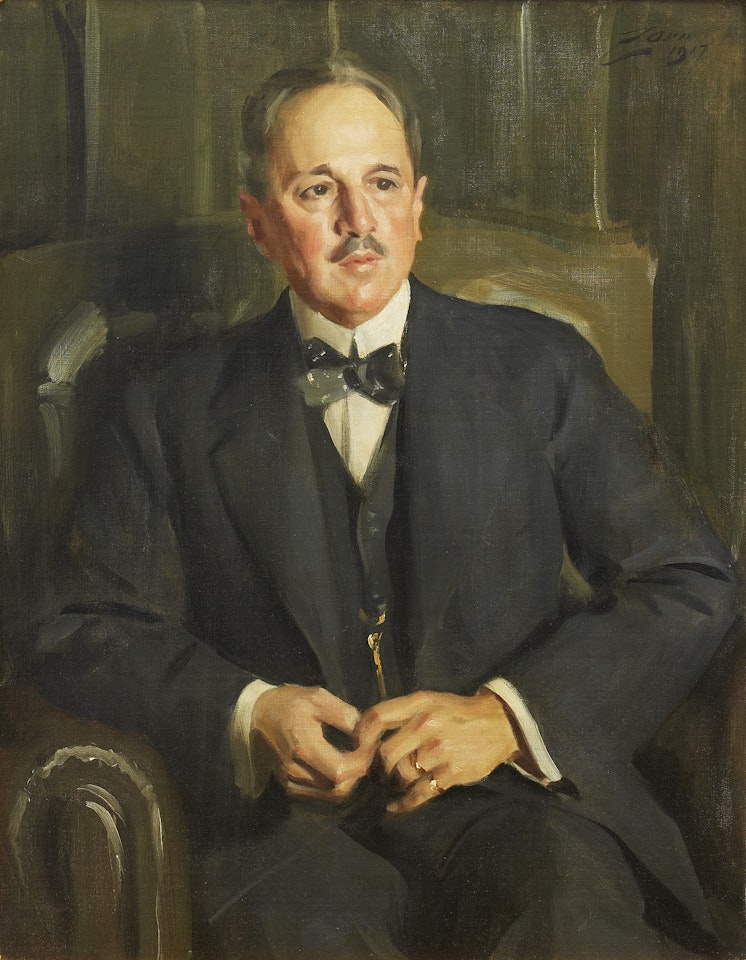 Portrait of Director Axel Jacobsen by Anders Zorn