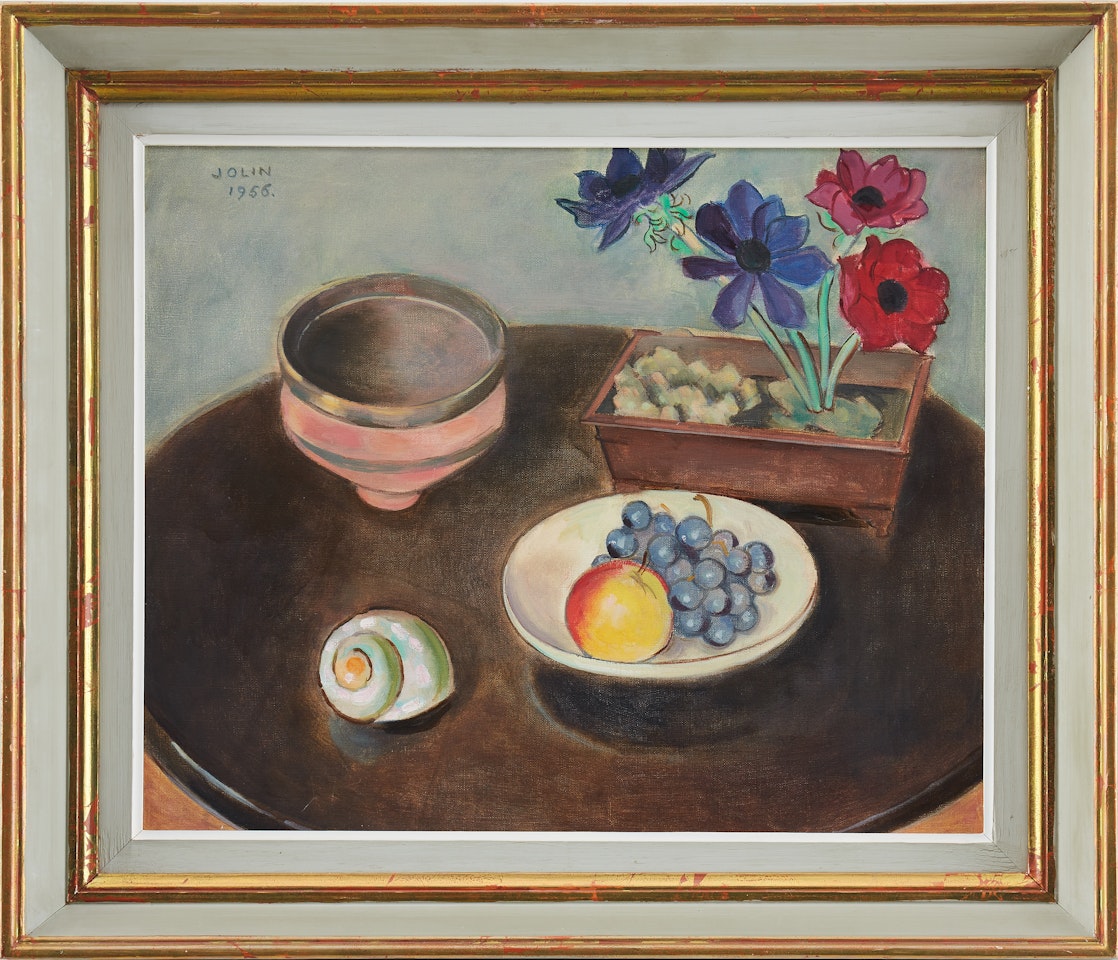 Still life with seashell by Einar Jolin