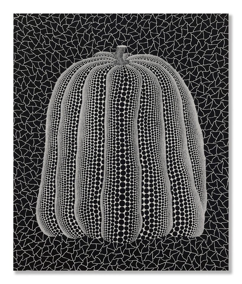 PUMPKIN (WHITE T) by Yayoi Kusama