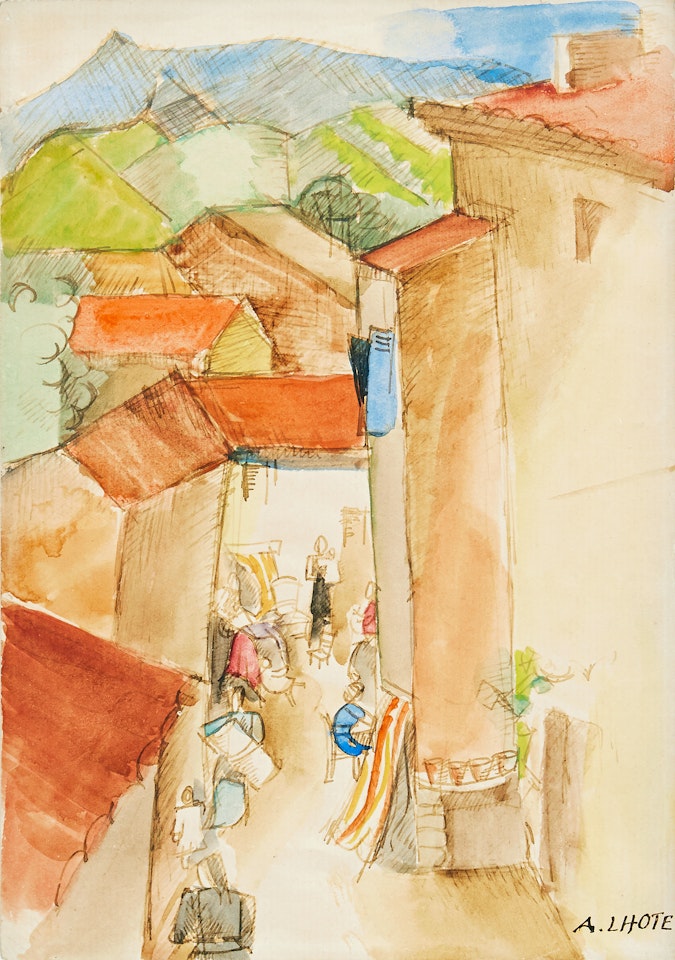 ”Village de l"Aude” by André Lhote