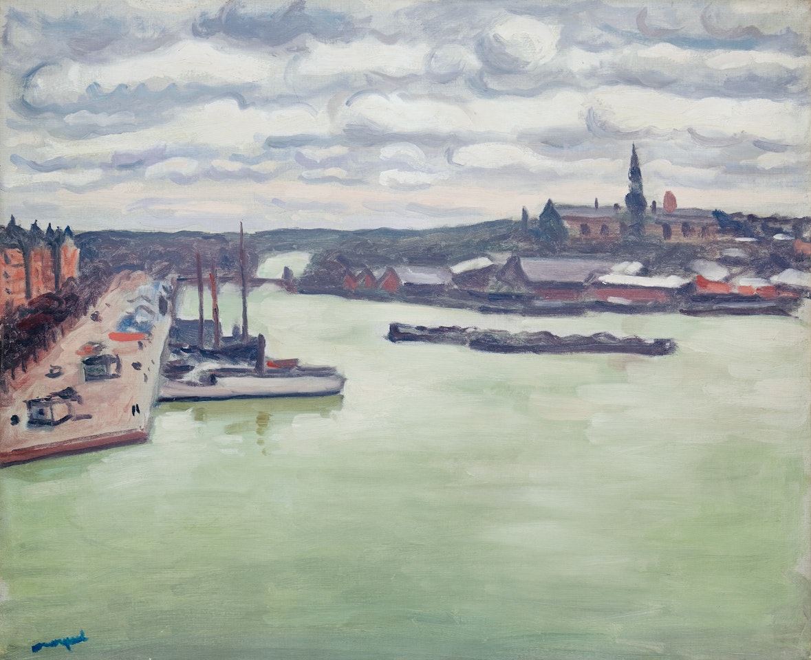 ”Stockholm, nuages” by Albert Marquet