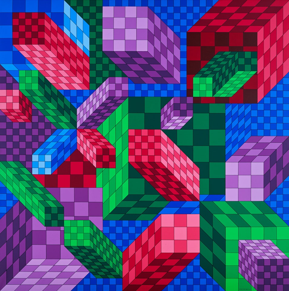 ”Citineu-II”. by Victor Vasarely