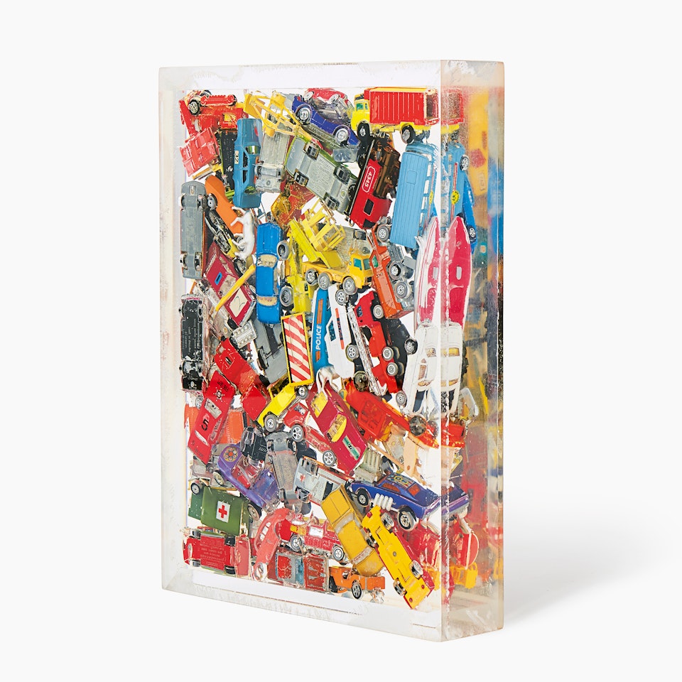 ”Car Accumulation (Matchbox Cars)” by Arman