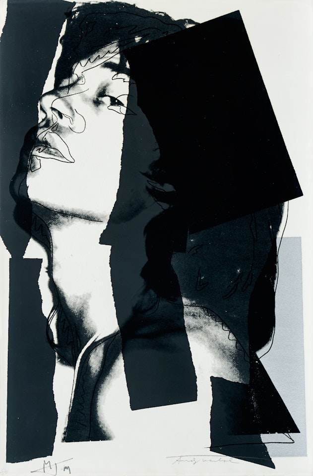 ”Mick Jagger” by Andy Warhol