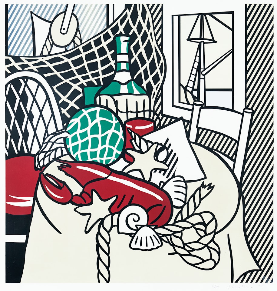 ”Still Life with Lobster” by Roy Lichtenstein