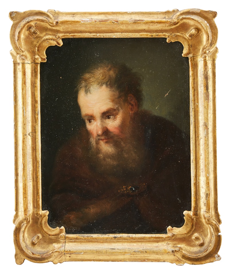 Portrait of an elderly man by German School