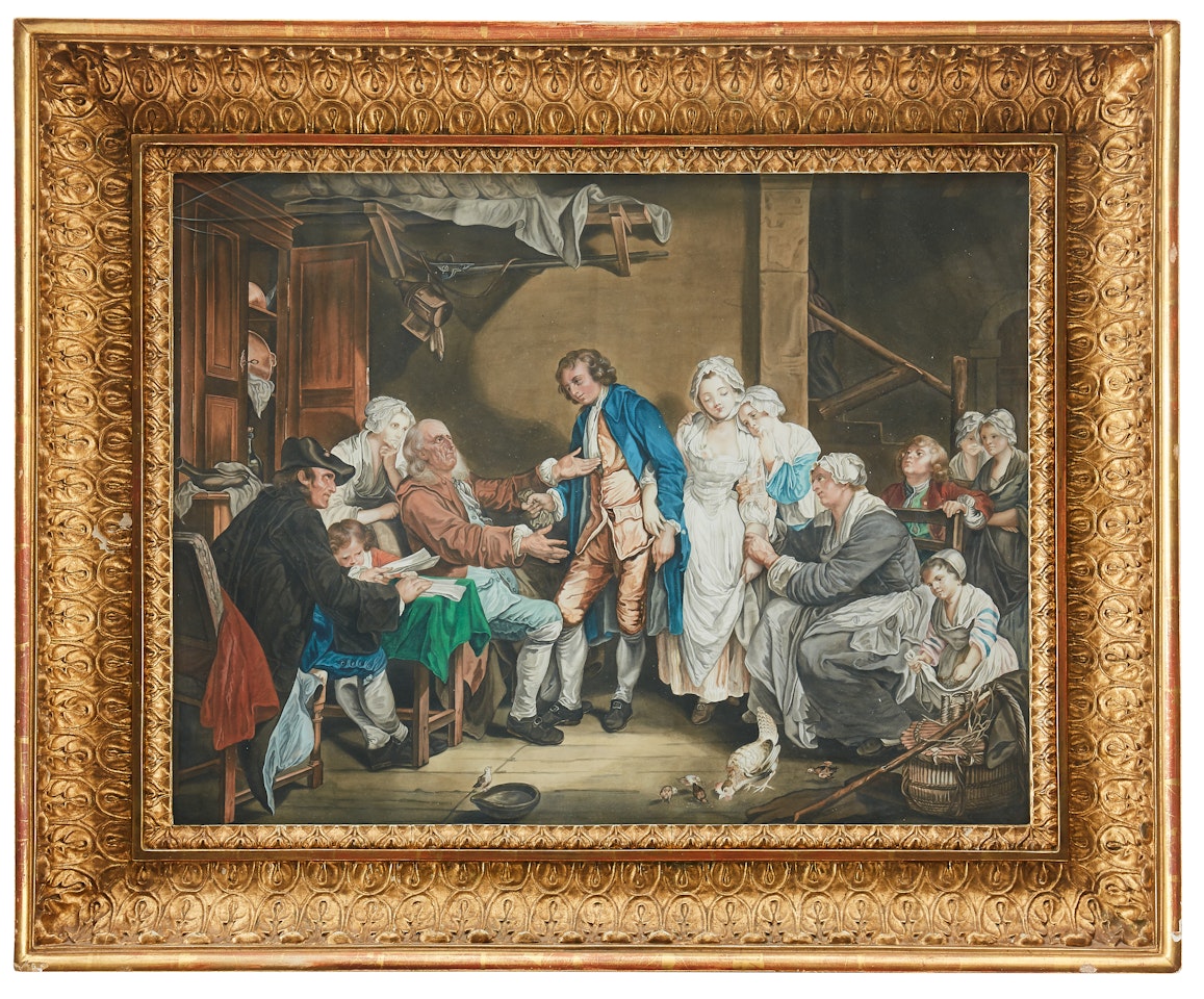 "L"Accordée de village" by Jean-Baptiste Greuze