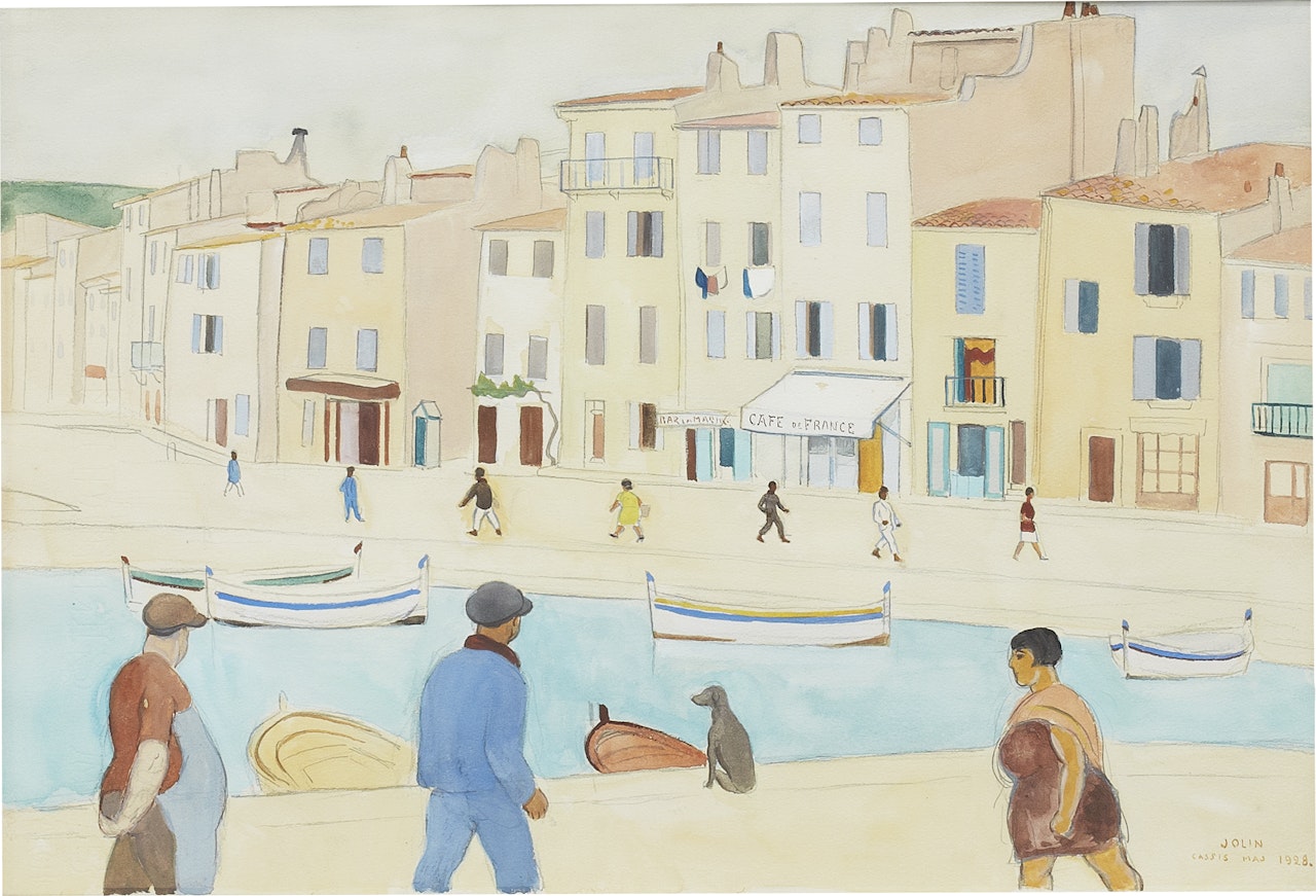 Cassis - Quai des Baux by Einar Jolin