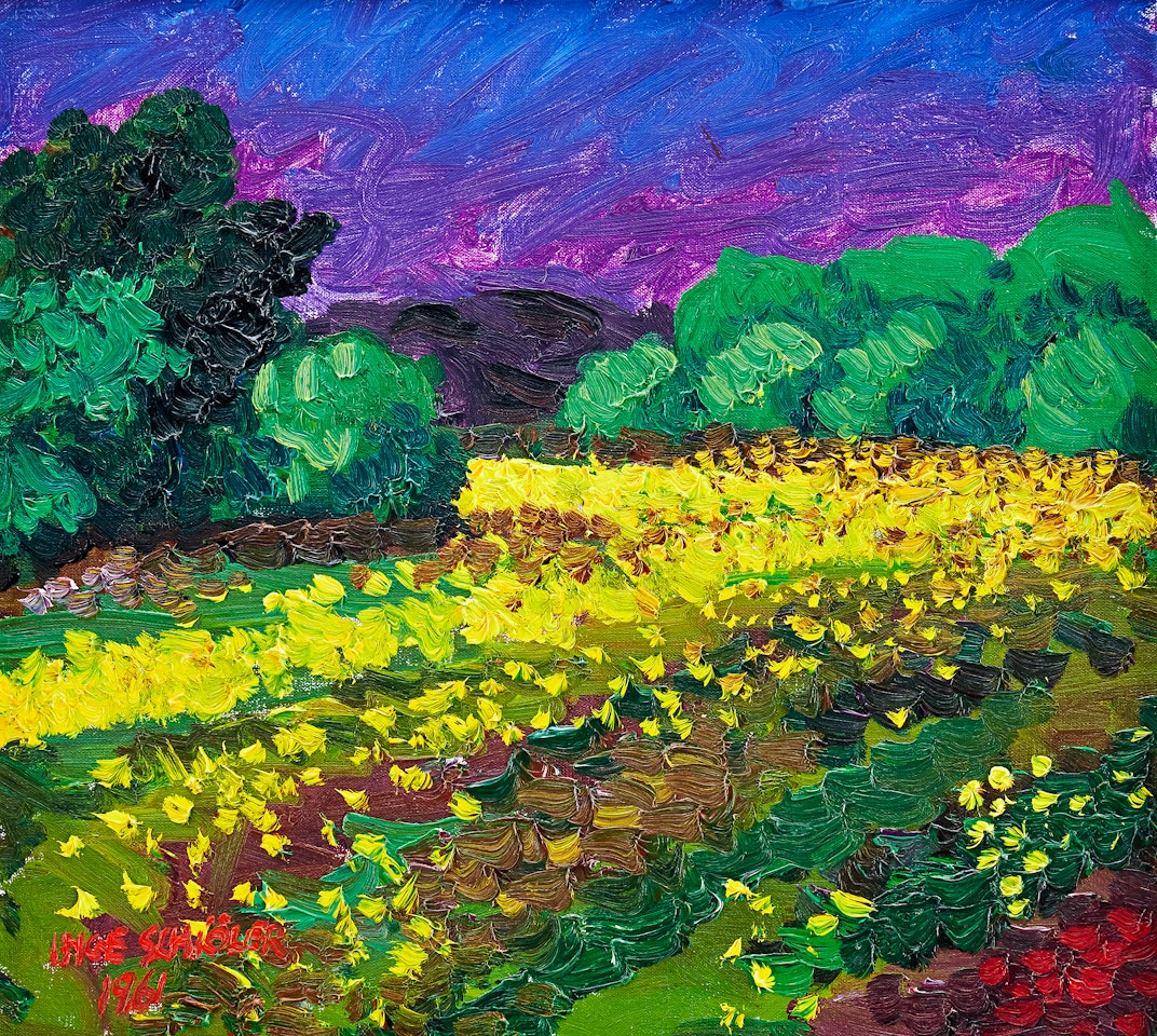 Green landscape from Sydkoster by Inge Schiöler