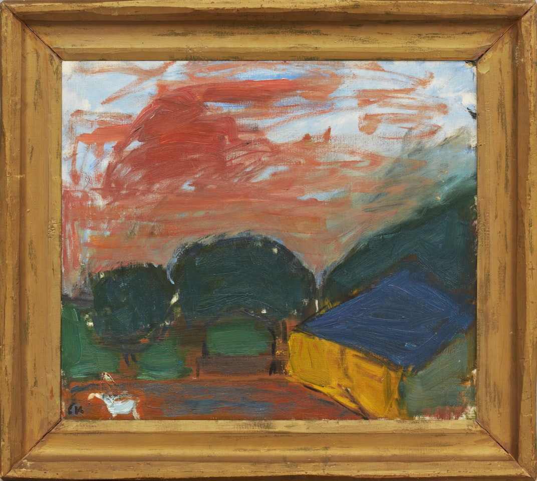 "Evening clouds over Stadsporten" by Carl Kylberg