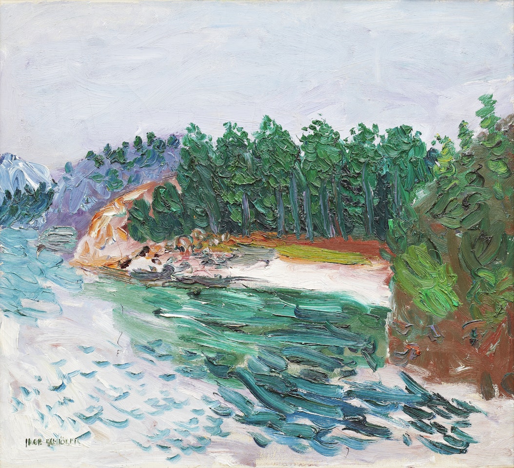 "Styrsö beach"; Hjorthén 207 by Inge Schiöler