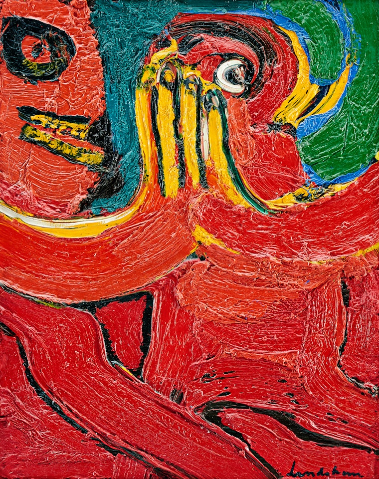 Composition with faces by Bengt Lindstrom