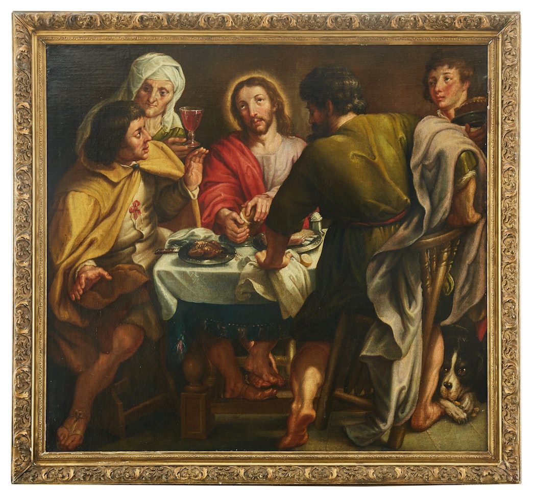 The meal at Emmaus by Peter Paul Rubens