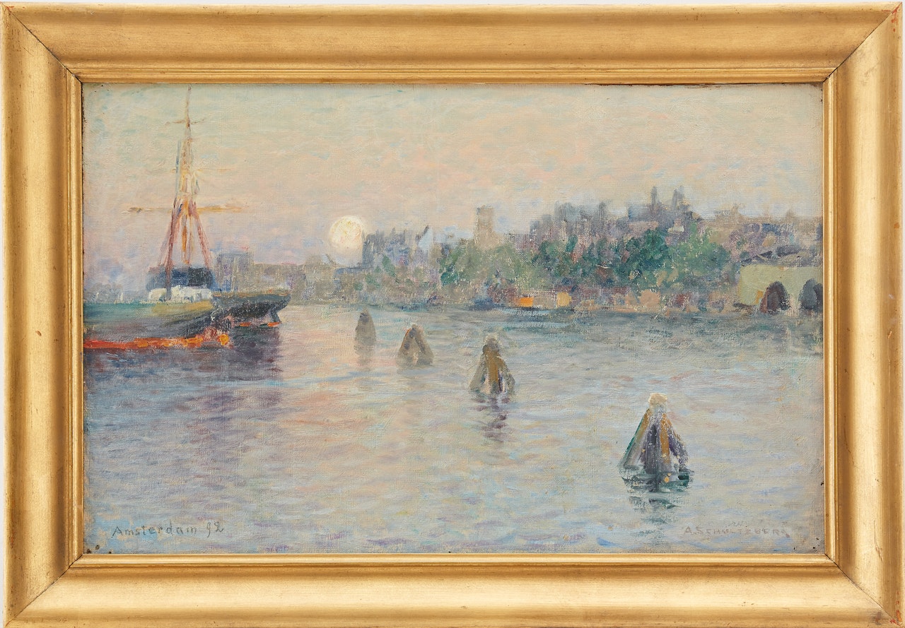 "Summer evening in Amsterdam" by Anshelm Schultzberg