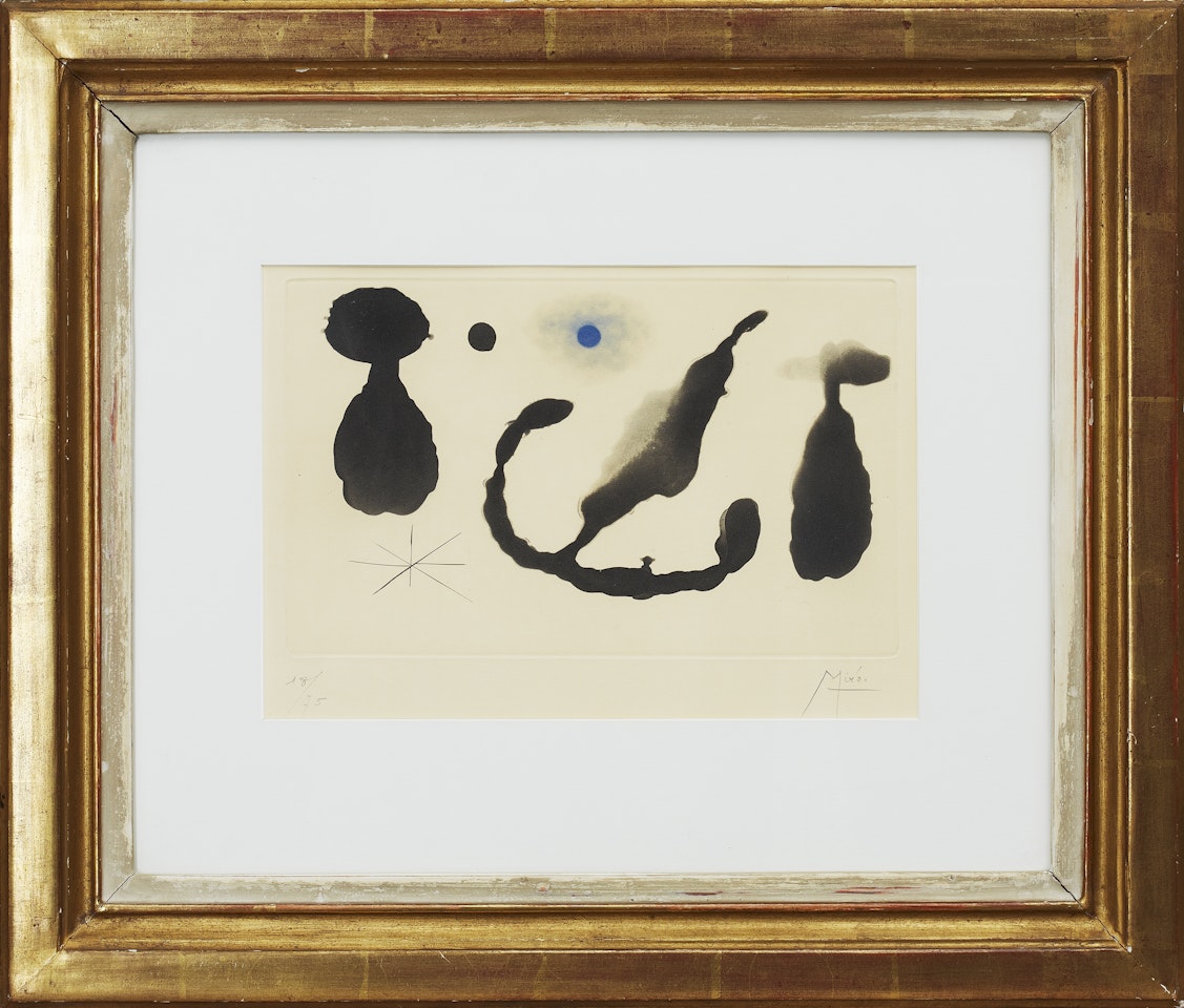 ”Saint James Parc au crépuscule” by Joan Miró