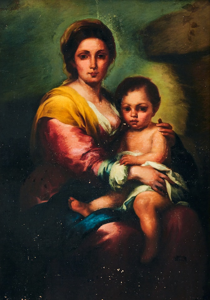 Copy after; Madonna del latte by Bartolomé Esteban Murillo