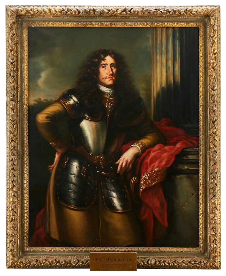 Portrait depicting Erik Dahlbergh by David Klöcker von Ehrenstrahl