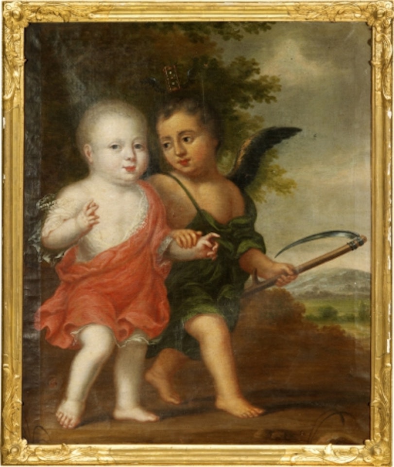His kind; Gosse is escorted by allegory through time by David Klöcker von Ehrenstrahl