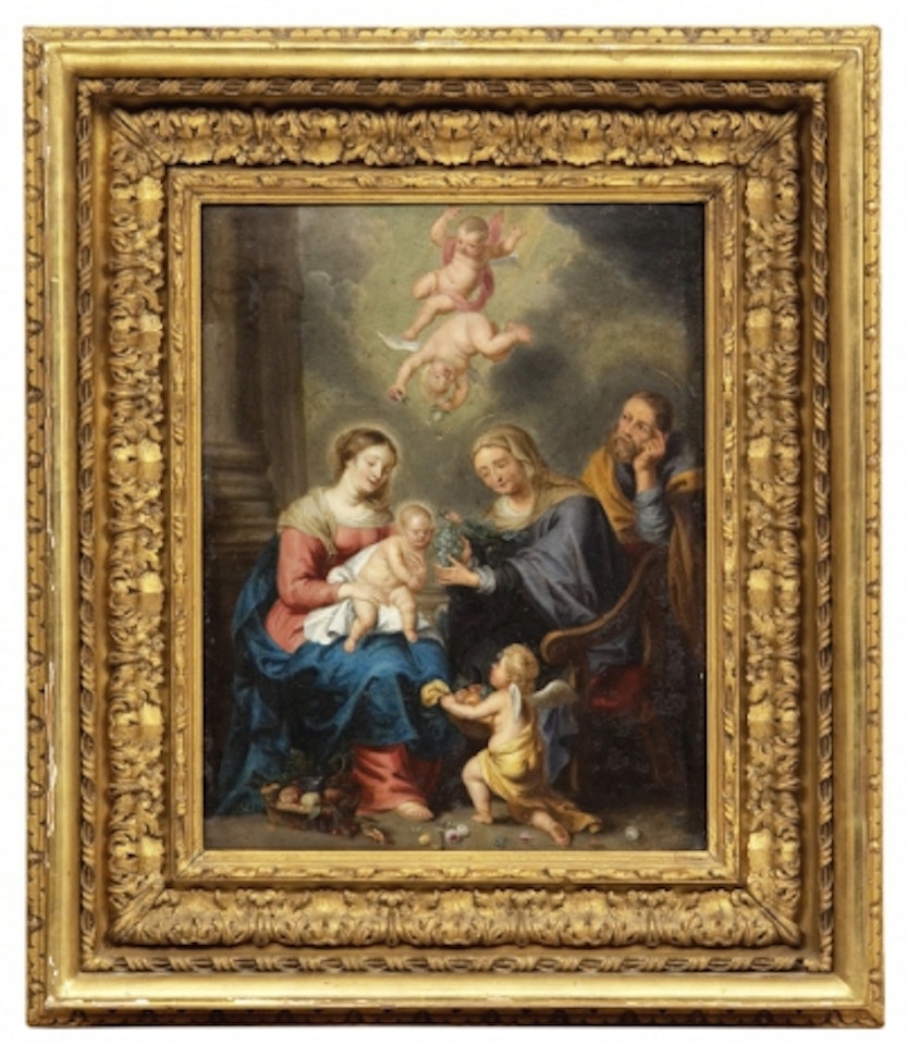 The Holy Family with St. Anna and putti by Peter Paul Rubens