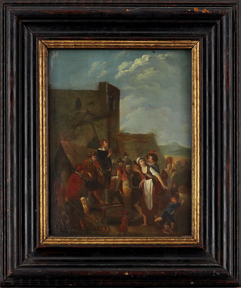 Play in a market by French School