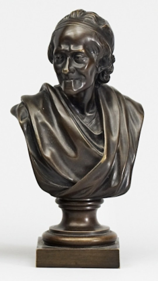 Bust of Voltaire by Jean-Antoine Houdon