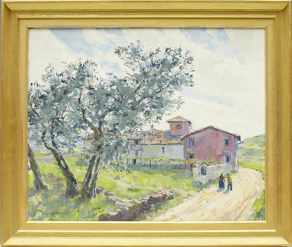 Vineyard in Tuscany by Olle Hjortzberg