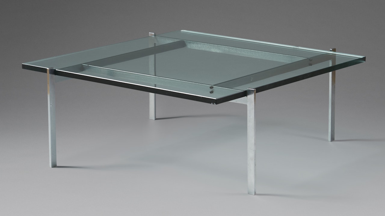 Coffee table. "PK-61" by Poul Kjaerholm