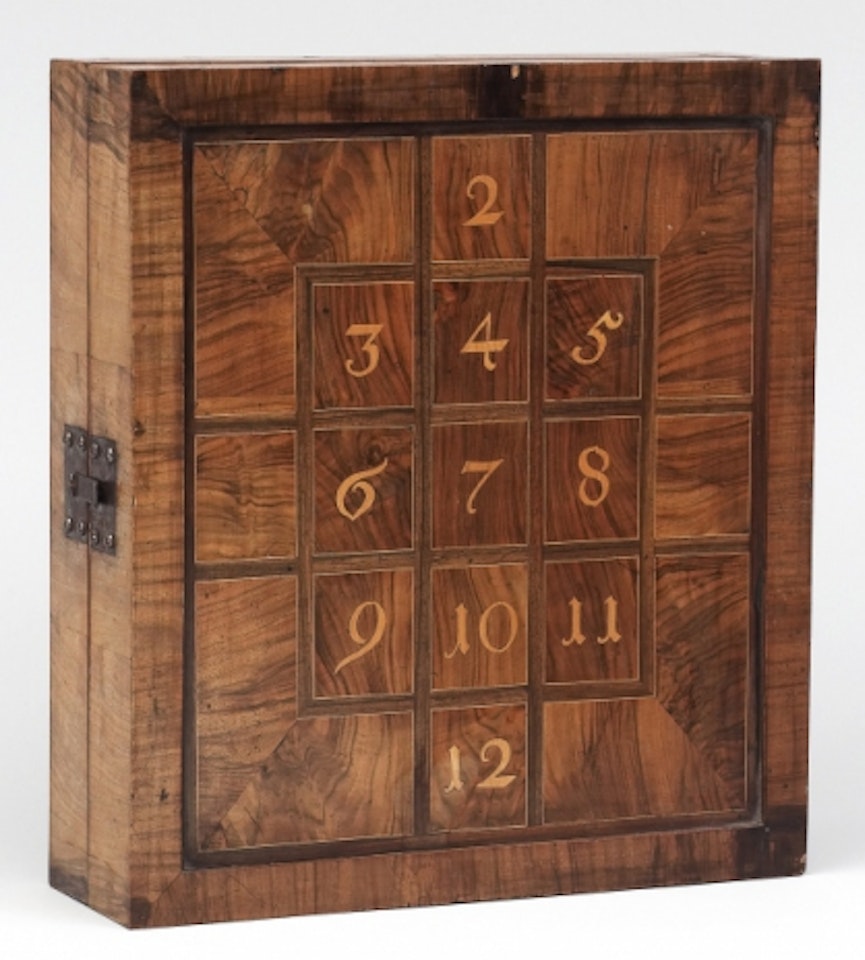 Baroque games board by Unknown (Baroque style)