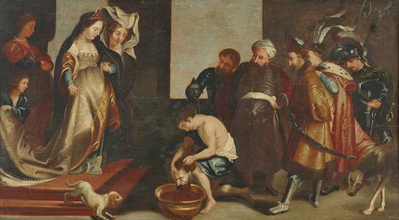 Cyrus" head is shown to Queen Tomyris by Peter Paul Rubens