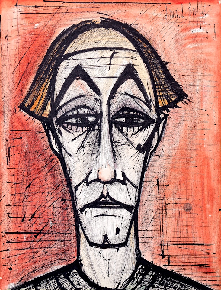 ”Tête de clown” by Bernard Buffet