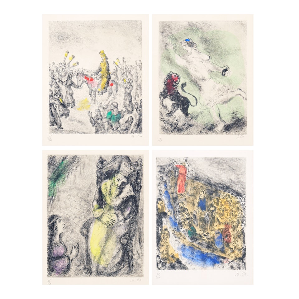 From ”La Bible” by Marc Chagall