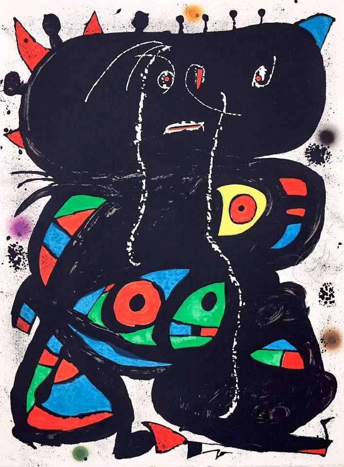 ”Hommage aux Prix Nobel” by Joan Miró