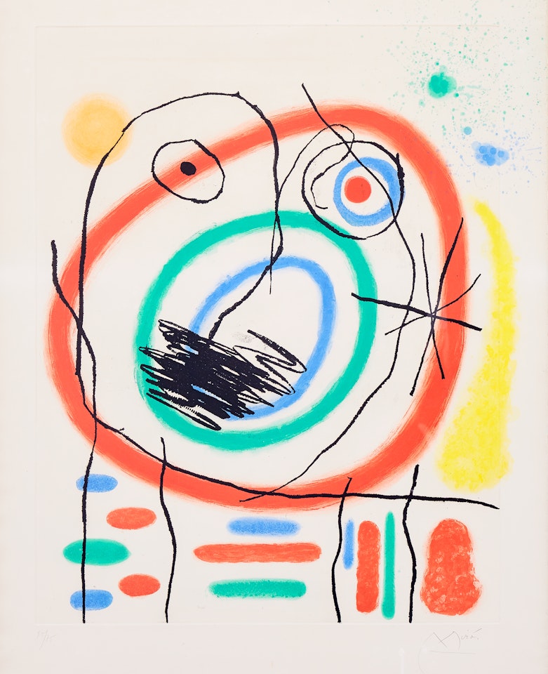 ”Le Prophète Encerclé” by Joan Miró