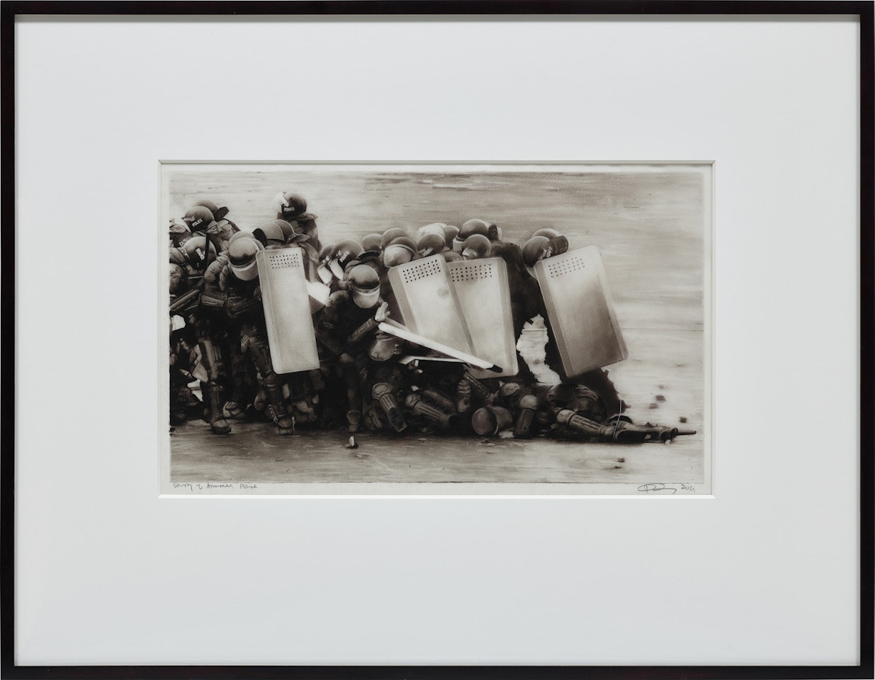 Study of Armored Police by Robert Longo