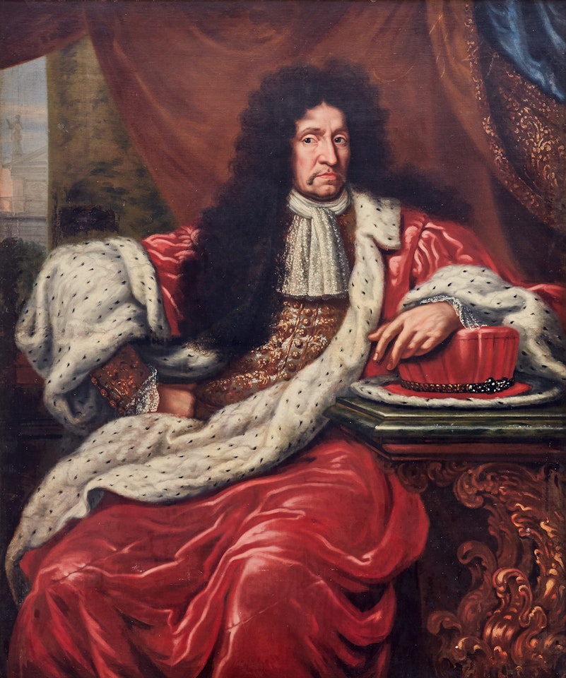 Portrait depicting count, field marshal and architect Erik Dahlbergh (1625-1703) in the costume of the Riksdag by David Klöcker von Ehrenstrahl
