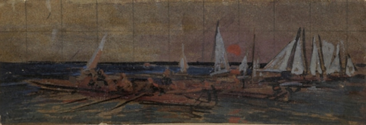 Regatta by Konstantin Alekseevich Korovin
