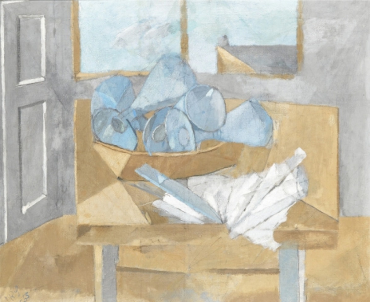 "Nature morte - Glass in the kitchen window" by Ragnar Sandberg