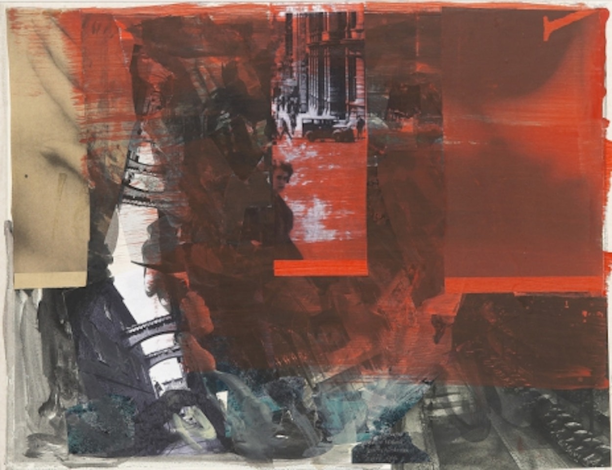 Composition in red by Ola Billgren