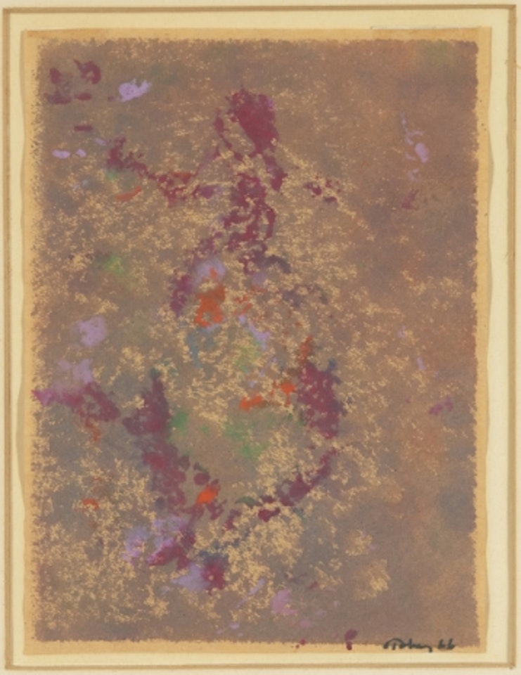Red drops by Mark Tobey