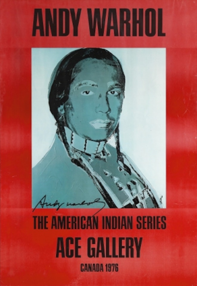 "The American Indians Series" by Andy Warhol