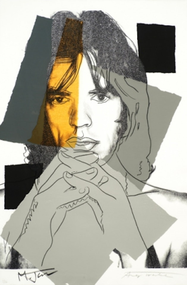"Mick Jagger" by Andy Warhol