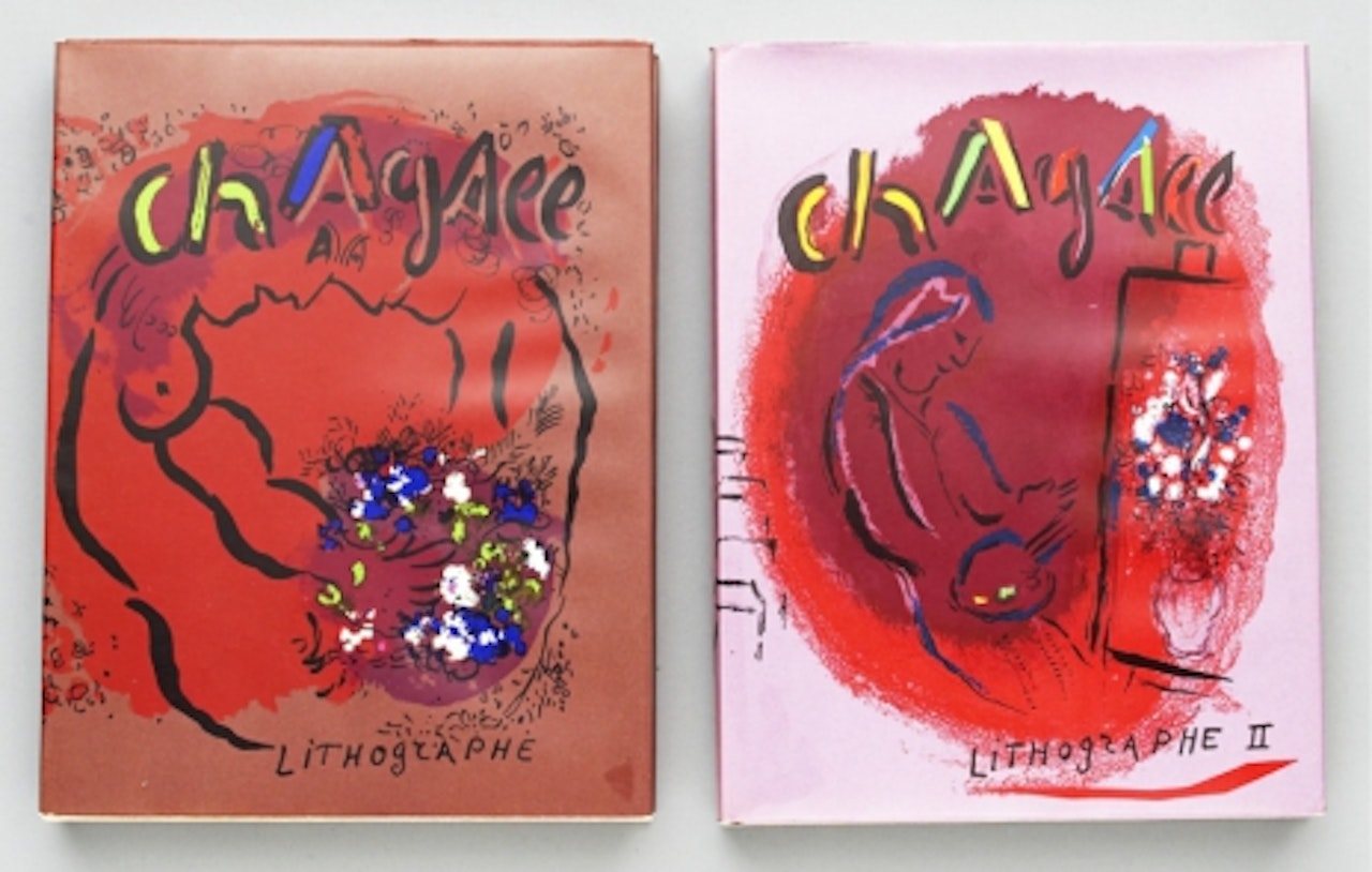 "Chagall lithograph" I and II by Marc Chagall