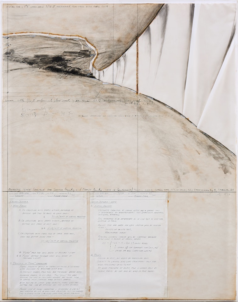 Running Fence (Project for Sonoma County and Marin County, State of California) by Christo