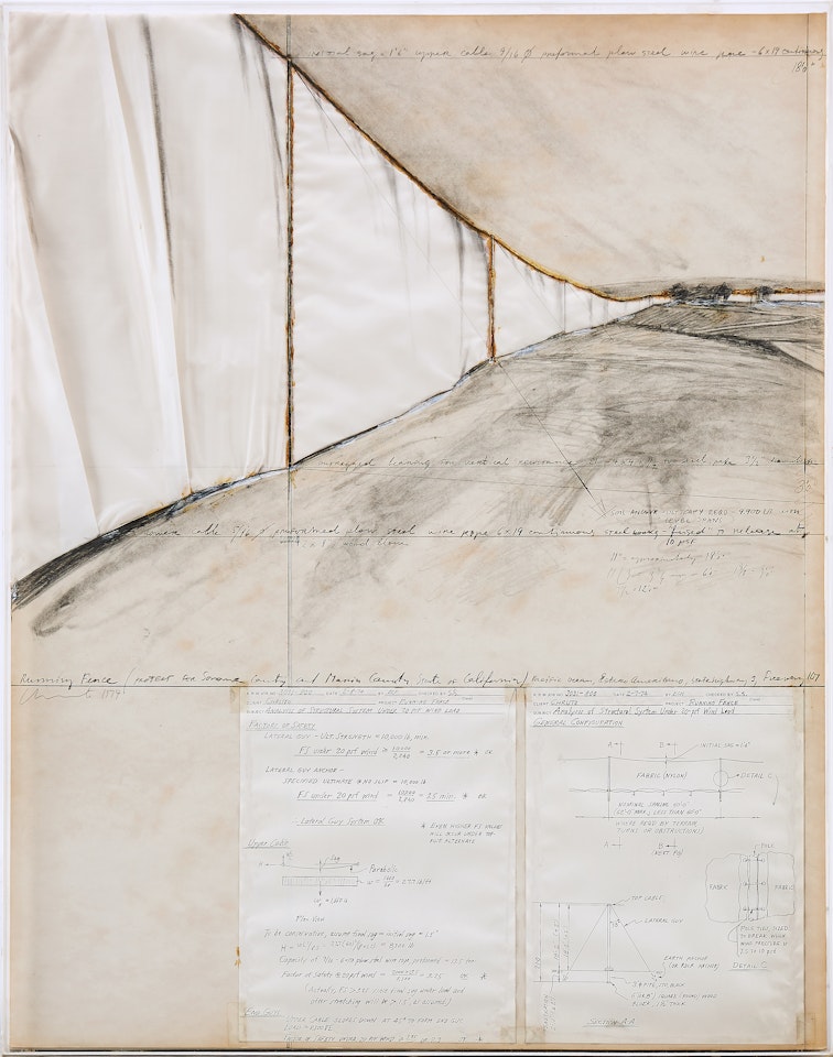 Running Fence (Project for Sonoma County and Marin County, State of California) by Christo